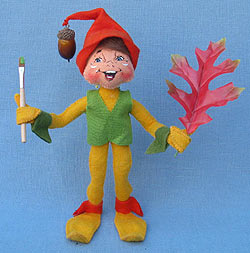 Annalee 9" Gold Artist Woodsprite Elf - Mint - 351712