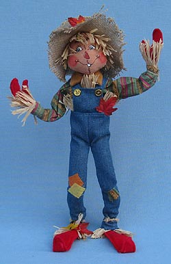 Annalee 14" Scarecrow 2015 - Mint - 351815 Annalee 14" Scarecrow 2015 - Mint - 351815