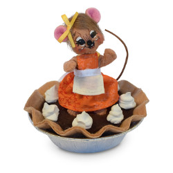 Annalee 3" Chocolate Cream Pie Mouse 2018 - Mint - 360218