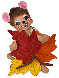 Annalee 6" Foliage Mouse 2024 - Mint - 361024 Annalee 6" Foliage Mouse 2024 - Mint - 361024