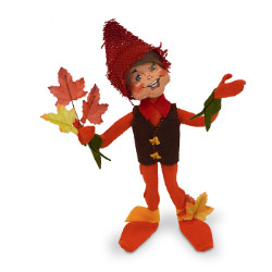 Annalee 9" Orange Harvest Elf 2018 - Mint - 361418