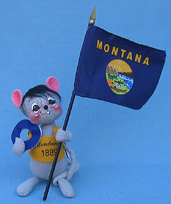 Annalee 7" State Quarter Mouse - MT - Mint - 383906