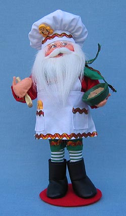 Annalee 9" Baking Santa - Mint - 400308