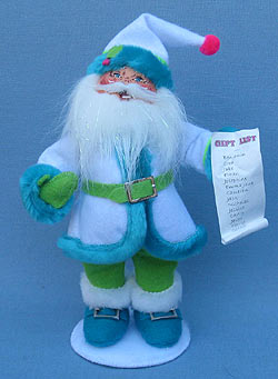 Annalee 9" Winter Whimsy Santa - Mint - 400712