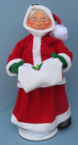 Annalee 28" Mrs Corduroy Santa - Mint - 401611