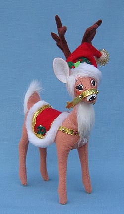 Annalee 8" Christmas Elegance Reindeer - Mint - 450408