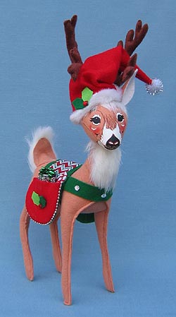 Annalee 12" Christmas Candy Reindeer - Mint - 450808
