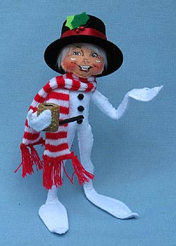 Annalee 9" Wannabe Snowman Elf - Mint - 500709