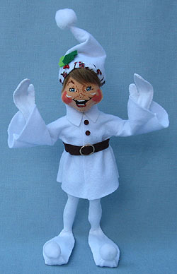 Annalee 12" White Winter Berry Elf 2017 - Mint - 501017 