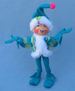 Annalee 9" Winter Whimsy Boy Elf - Mint - 501312