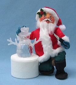 Annalee 10" Ice Sculpting Santa - Mint - 538499 Annalee 10" Ice Sculpting Santa - Mint - 538499