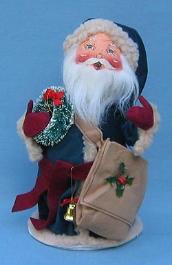 Annalee 12" Old World Saint Nicholas Santa with Sack - Excellent - 545095a