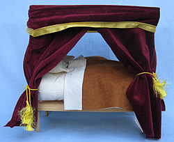 Annalee 12" Dickens Scrooge Bed - Excellent - 545896a