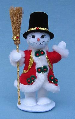 Annalee 5" Elegant Snowman - Mint - 550208