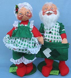 annalee santa and mrs claus dolls