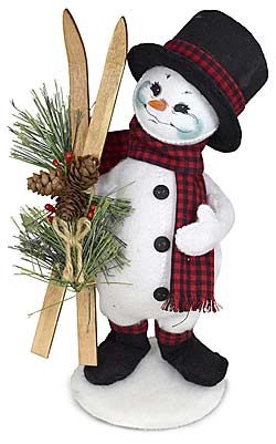 Annalee 9" Winter Woods Snowman 2022 - Mint - 560122