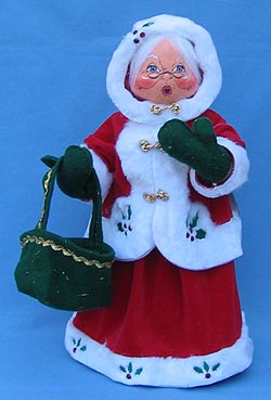 Annalee 18" Winterberry Mrs Santa - Ooh - Mint - 564605