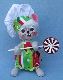 Annalee 6" Lollipop Chef Mouse - Mint - 600712