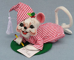 Annalee 6" Letter to Santa Mouse 2016 - Mint - 600916