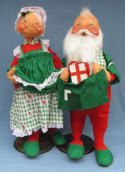 annalee santa and mrs claus dolls