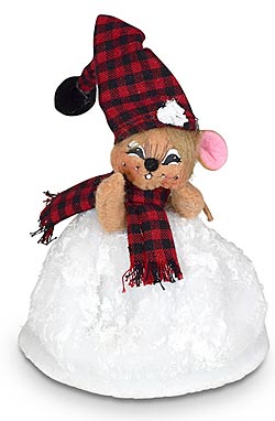 Annalee 3" Winter Woods Snowball Mouse 2022 - Mint - 610222