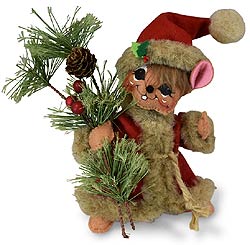 Annalee 6" Rustic Pine Bough Mouse 2019* - Mint - 610419 Annalee 6" Rustic Pine Bough Mouse 2019* - Mint - 610419