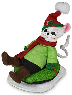 Annalee 6" Very Merry Tubing Mouse 2020 - Mint - 611120