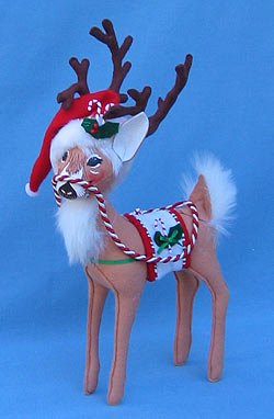 Annalee 12" Peppermint Reindeer - Mint - 655305