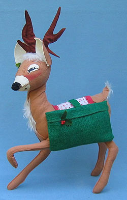 Annalee 18" Reindeer with Saddlebags - Mint - 660089sq