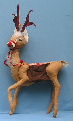Annalee 36" Reindeer with Saddlebags - Very Good - 670077a