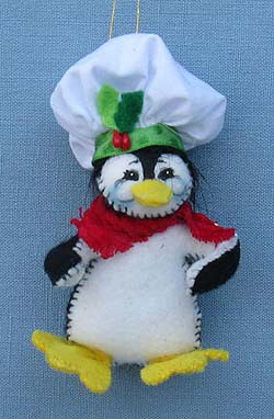 Annalee 4" Chef Penguin Ornament - Mint - 701311