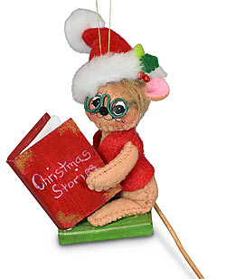 Annalee 3" Christmas Stories Mouse Ornament 2022 - Mint - 710422