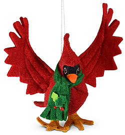 Annalee 4" Christmas Cardinal Ornament 2020 - Mint - 710720