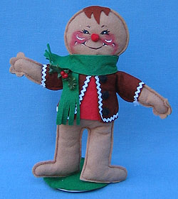 Annalee 10" Gingerbread Boy - Mint/ Near Mint - 729584ox