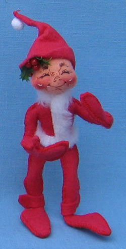 Annalee 5" Red Christmas Elf - Mint - 734088xx