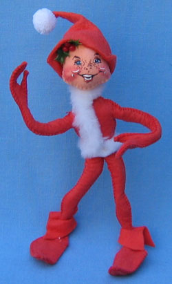 Annalee 10" Red Christmas Elf - Near Mint / Excellent - 735787 Annalee 10" Red Christmas Elf - Near Mint / Excellent - 735787