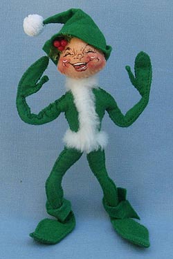 Annalee 10" Green Christmas Elf - Mint - 735886xo