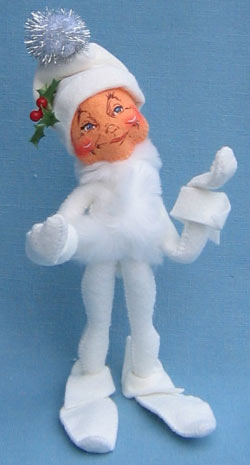 Annalee 10" White Christmas Elf - Mint - 735902ox