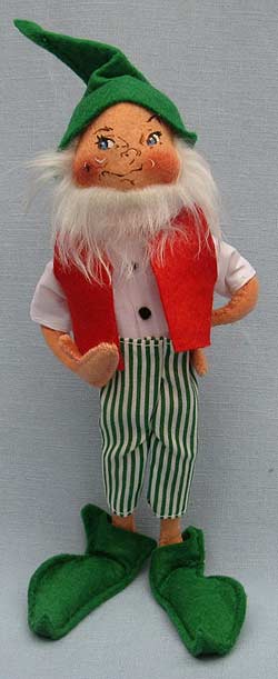 Annalee 10" Tinsel the Elf Smirking - Mint / Near Mint - 736591sm Annalee 10" Tinsel the Elf Smirking - Mint / Near Mint - 736591sm