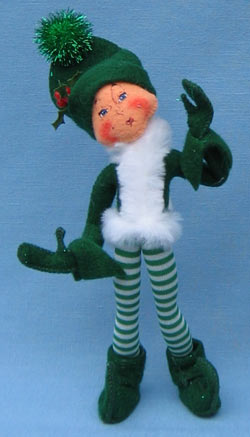 Annalee 9" Green Elf with Leggings - Mint - 737404ooh