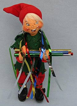Annalee 9" Wrapping Elf - Mint - 737806a