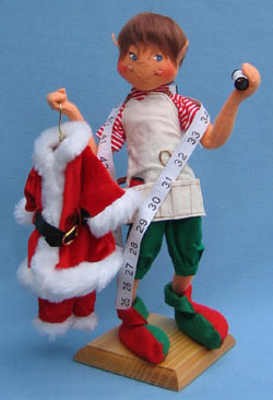 Annalee 14" Santa's Tailor Elf - Mint - 739302ox