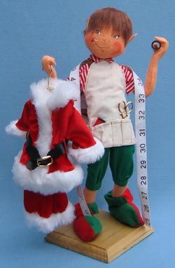 Annalee 14" Santa's Tailor Elf - Mint - 739302sm