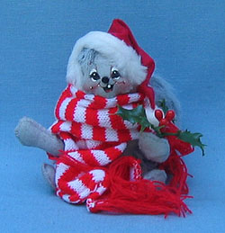 Annalee 5" Christmas Squirrel - Very Good - 742301a