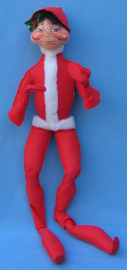 Annalee 30" Christmas Elf Red - Excellent / Very Good - 745088a