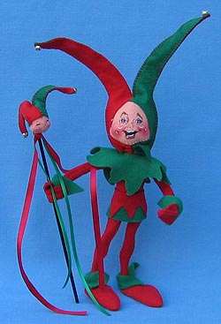 Annalee 10" Jester and Friend - Mint / Near Mint - 747398