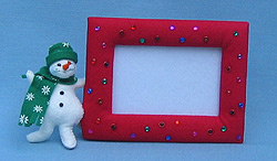 Annalee 3" Snowman Picture Frame - Mint - 748502