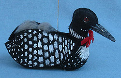 Annalee 5" Loon with Baby Ornament - Mint - Prototype - Signed - 750002