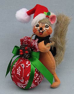 Annalee 6" Rustic Yuletide Chipmunk 2016 - Mint - 750416