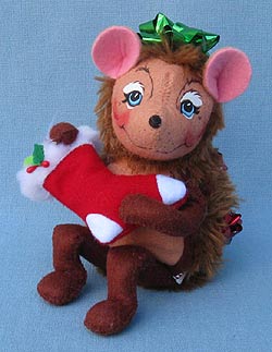 Annalee 6" Cozy Christmas Hedgehog - Mint - 750912